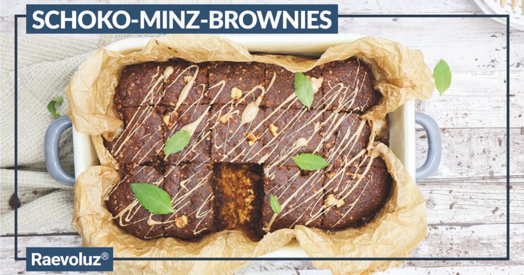 Schoko-Minz Brownies 🍫🌱 Low-Carb, unwiderstehlich gut 🤗