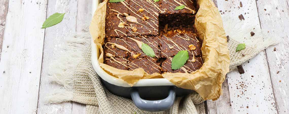 Schoko-Minz Brownies 🍫🌱 Low-Carb, unwiderstehlich gut 🤗