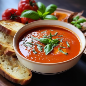 tomaten-basilikum-suppe