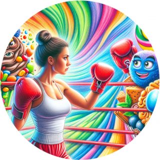 Waffe-Gegen-Heisshunger